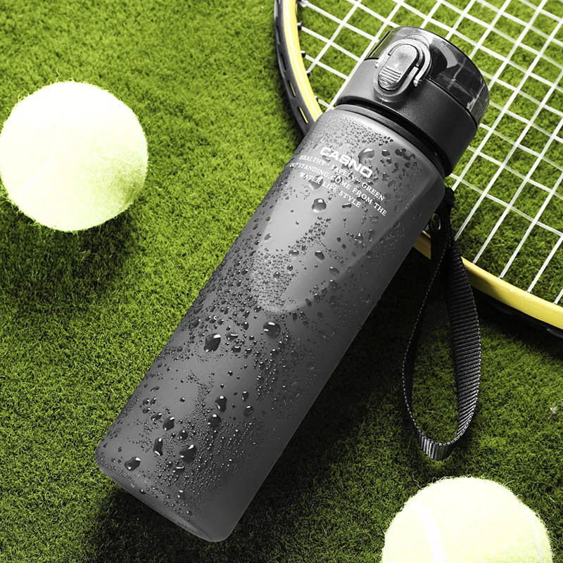 BPA 프리 플라스틱 물컵, 누수 방지 음료병, 어린이 피트니스 야외 프로스트 물컵, 400ml, 560ml