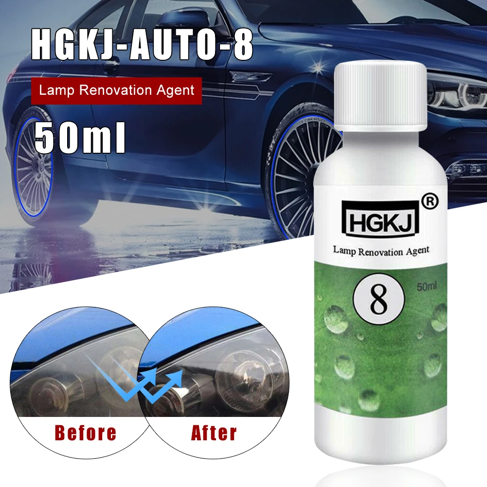 

50ML Car Scratch Remover Car Lens Restoration Headlight Brightening Headlight Repair Resistance To Scratch Polish Auto Accessory