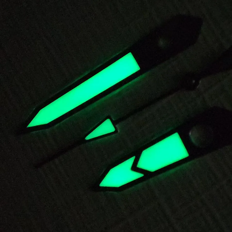 NH35 Hands New Watch Accessories Silver Hands Super Strong Green Luminous C3 for NH35/NH36 Movement