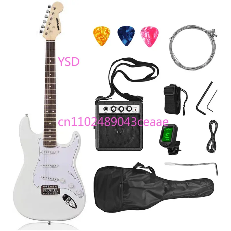 일렉트릭 기타 싱글 쉐이크 ST 시리즈 세트 전문가급, 성인 초보자용, 일렉트릭 기타 세트