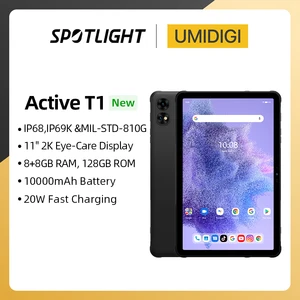 [World Premiere]UMIDIGI Active T1 Smart tablet 11"  2K HD Android 13 Unisoc T616  8GB 128GB 10000mAh Mega Battery Rugged tablet