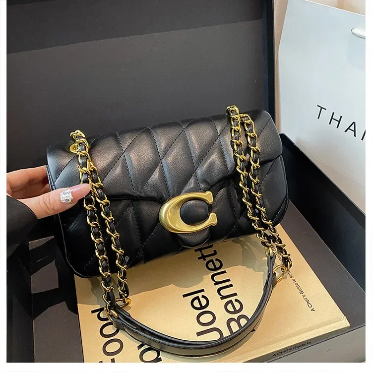 Women&rsquo;s Crossbody Bag Mini Luxury Square Purse Adjustable Chain Strap Vintage-Inspired Shoulder Bag for Dating Shopping Party shoulder bag