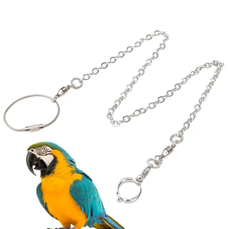 

Parrot Leg Ring Ankle Foot 1PCS lightweight Comfortable Parrot Foot Chain Convenient Ankle Foot Ring for Budgies and Parakeet