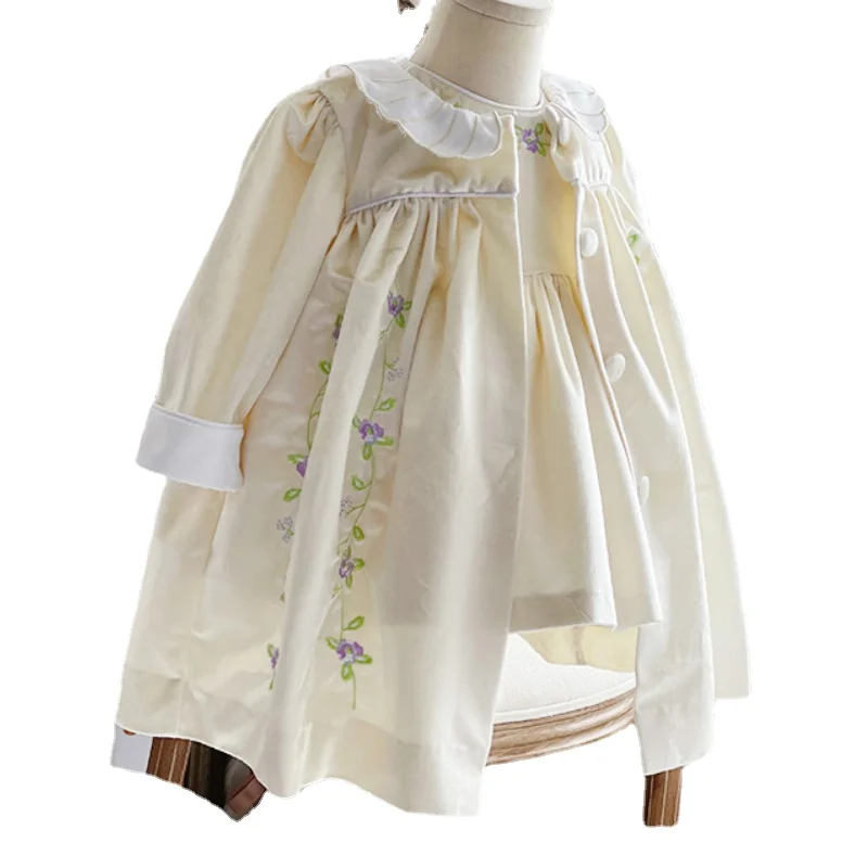 

2pcs Winter Dress for Girls Flower Girl Dresses Kids Christmas Dresses Flower Girl Dresses for Weddings Classic Eid Dress