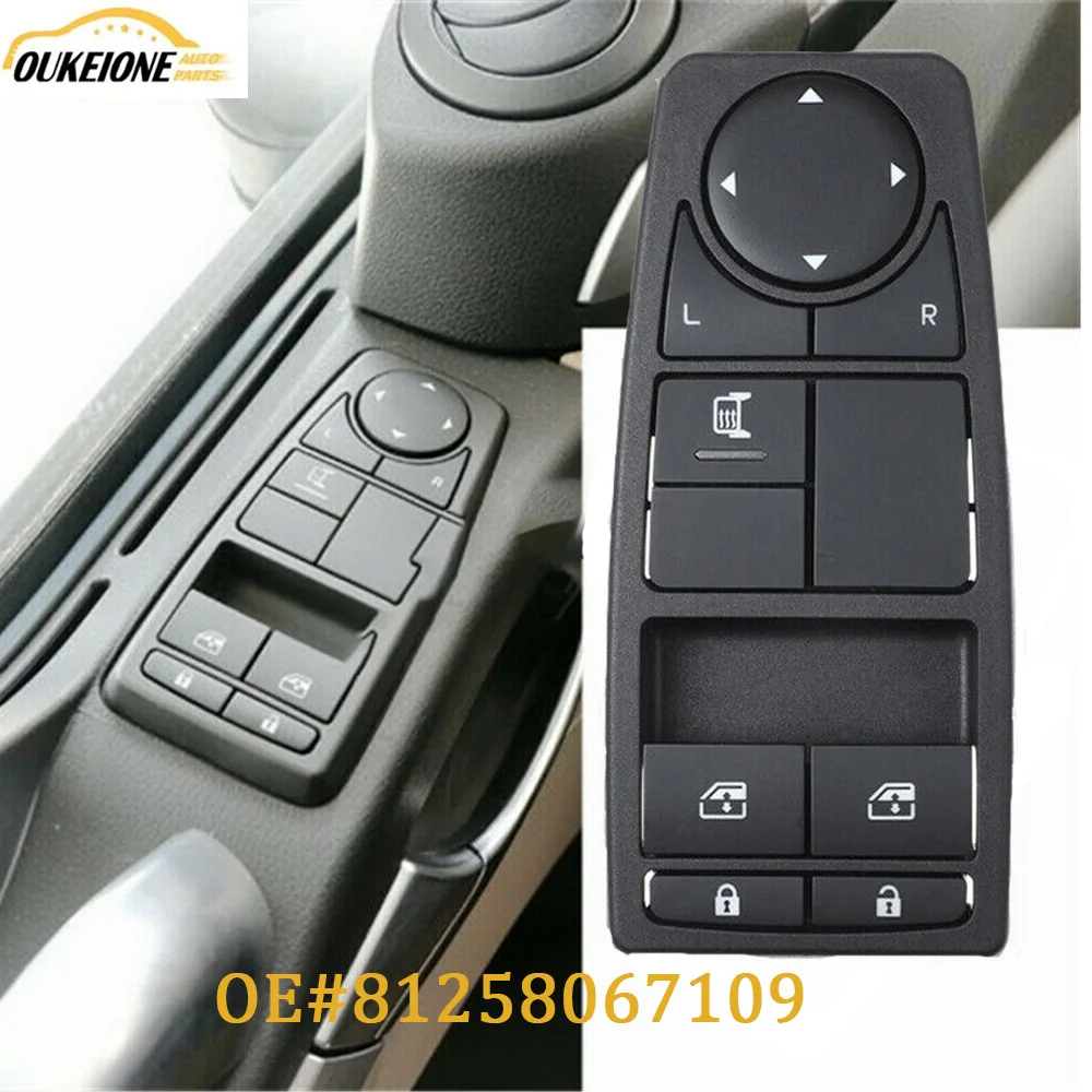 

Для MAN TGS TGX BBS BLS-WW автомобильный передний водитель Боковая дверь электрический выключатель стекла кнопка регулятора 81258067109 запасные части