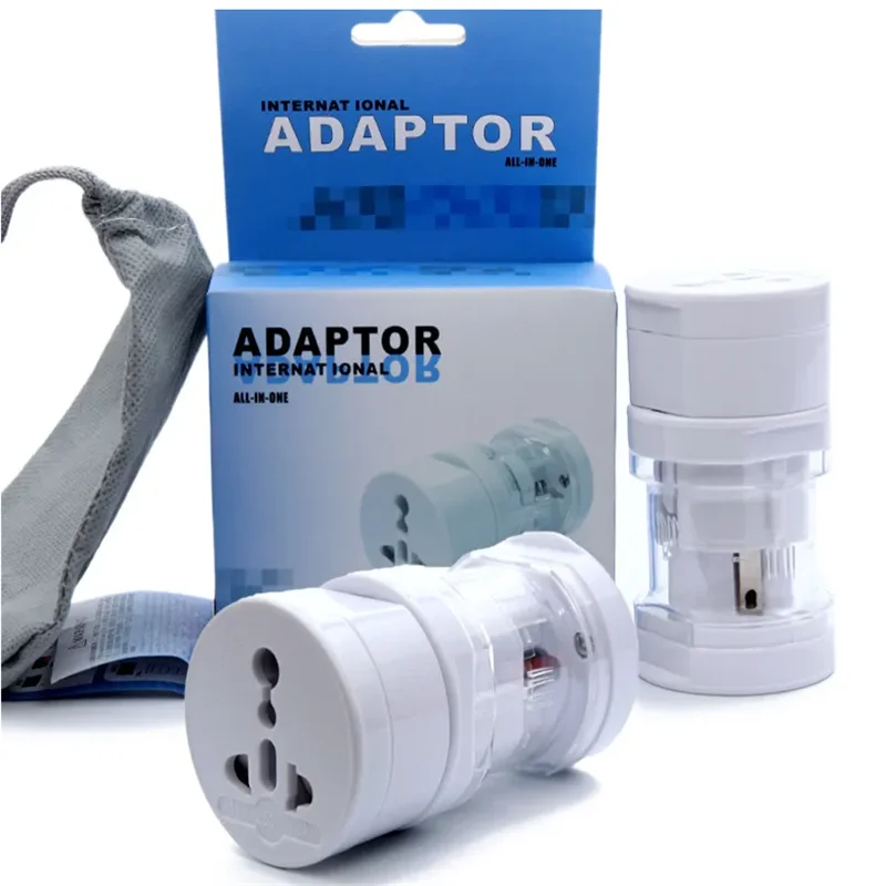 All in One Universal International Plug Adapter 4 USB Port World Travel AC Power Charger Adaptor with AU US UK EU Plug