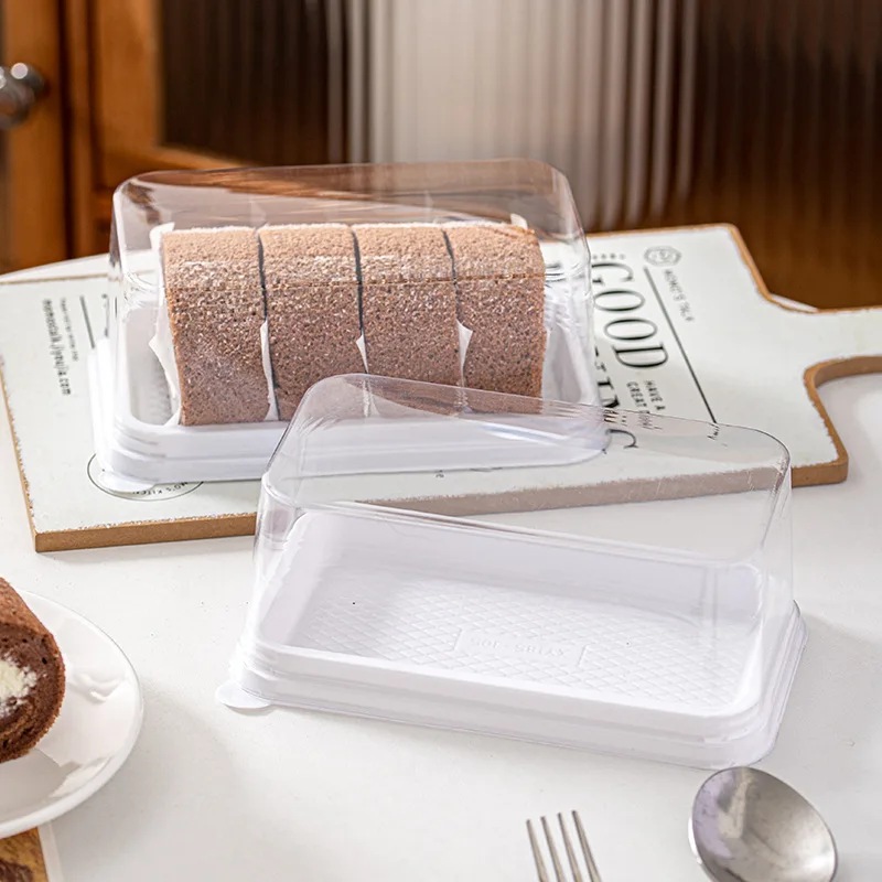 50Pack Transparent Swiss Roll and Cake Boxes, Clear Plastic Cookie and Muffin Dome Cont... - SKU TDPH1731 - UGI Packaging