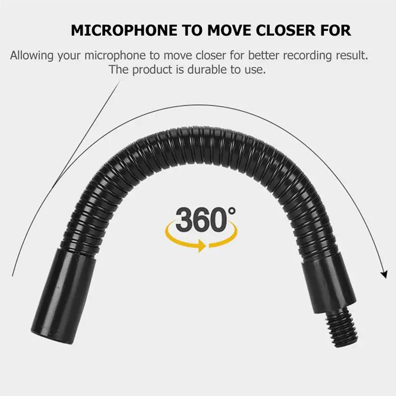 Microphone Bracket Gooseneck Connecting Hose Stand Extension