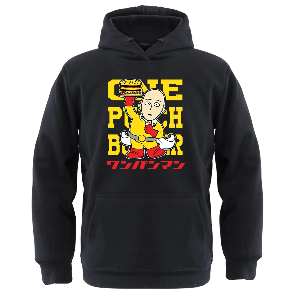 

Hot Japan Anime One Punch Man Hoodie Saitama Mens Manga Graphic Sweatshirts Hoody Casual Fitness Streetwear Fitness Hoody