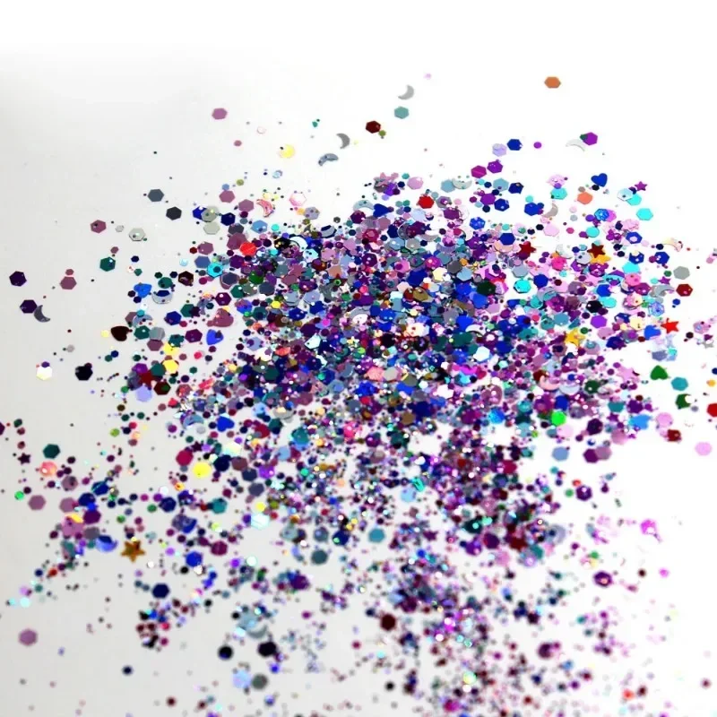 Eyeshadow Flash Powder Concert Hair Face Body DIY Painting Makeup Glitter Nail Art Sequins Sparkly Manicures Decoration 5
