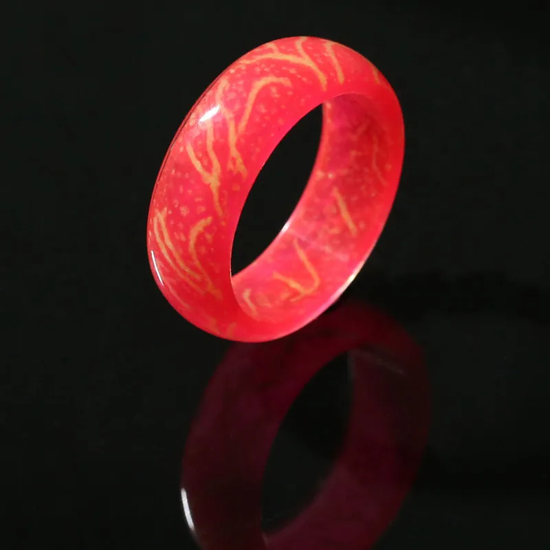 Luminous Glow Stainless Steel Ring for Women Men