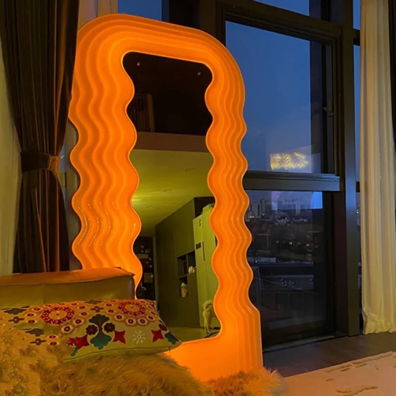 Light Full Length Mirror Nordic Big Irregular Creative Quality Modern