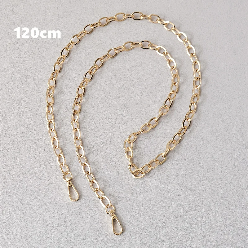 Neue Mode Frau Handtasche Zubehör Ketten Luxus Solide Gold Metall Tasche Kette Riemen Frauen Nette Kupplung Schulter Geldbörse Zubehör – Detail 12