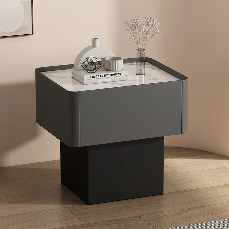 

Wooden Drawers Bedside Tables Bedroom Luxury Storage Portable Bed Nightstand Shelf Vintage Table De Chevet Unique Furniture