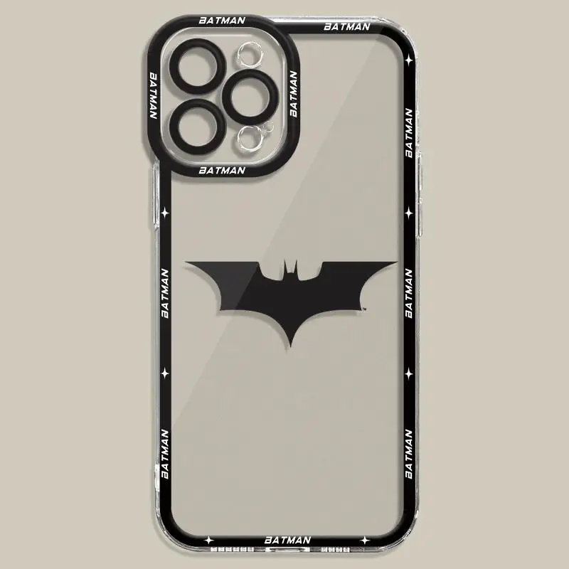 Matte Shockproof Armor Phone Case with Batman Logo Design