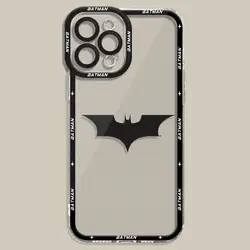 Matte Shockproof Armor Phone Case with Batman Logo Design - iPhone 7 8 Plus (X01)