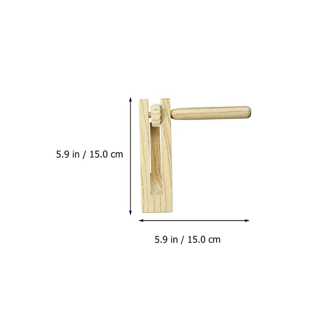 6 pcs  Educational Toys Hand Percussion for Kids Wooden Ratchet Noise Makers 5
