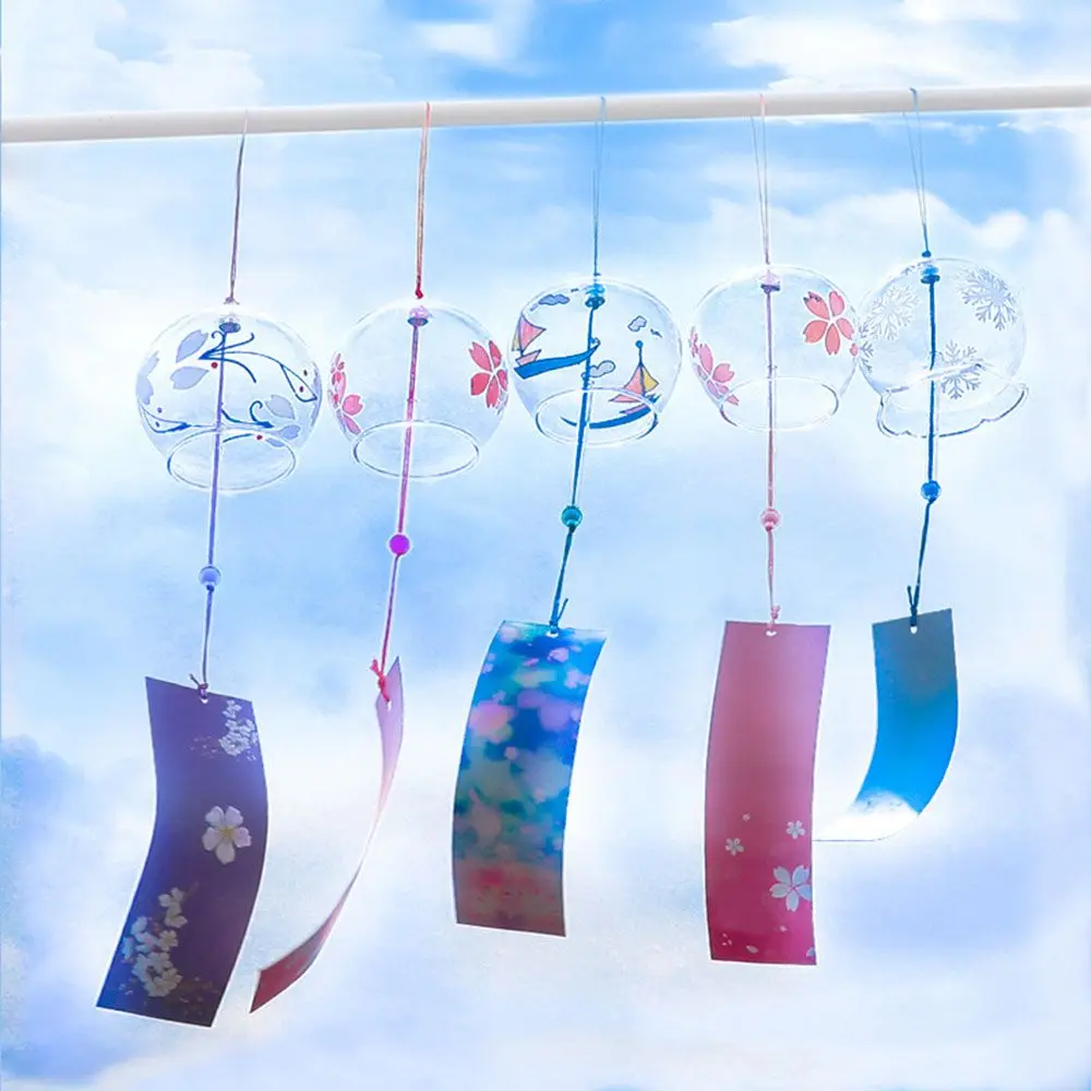 Wind Bell Japan Wind Chimes Handmade Glass Furin Spa Kitchen Office Decor For Home Decoration Party wind bell,wind chimes,wind chime