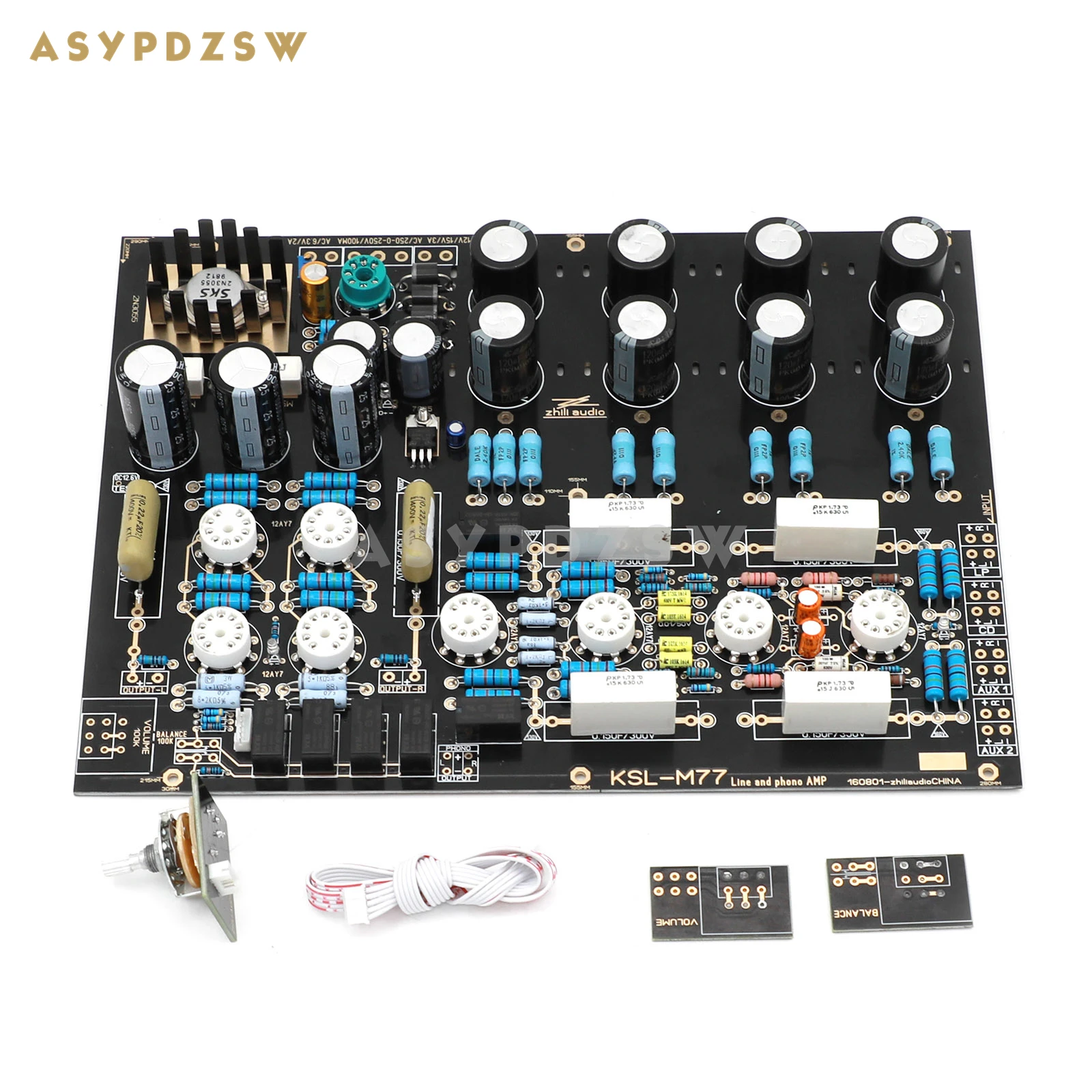 

HI-END KSL-M77 Tube Line Preamp DIY Kit/Finished board Base on KONDO AUDIONOTE M77 Circuit Support MM Phono Input