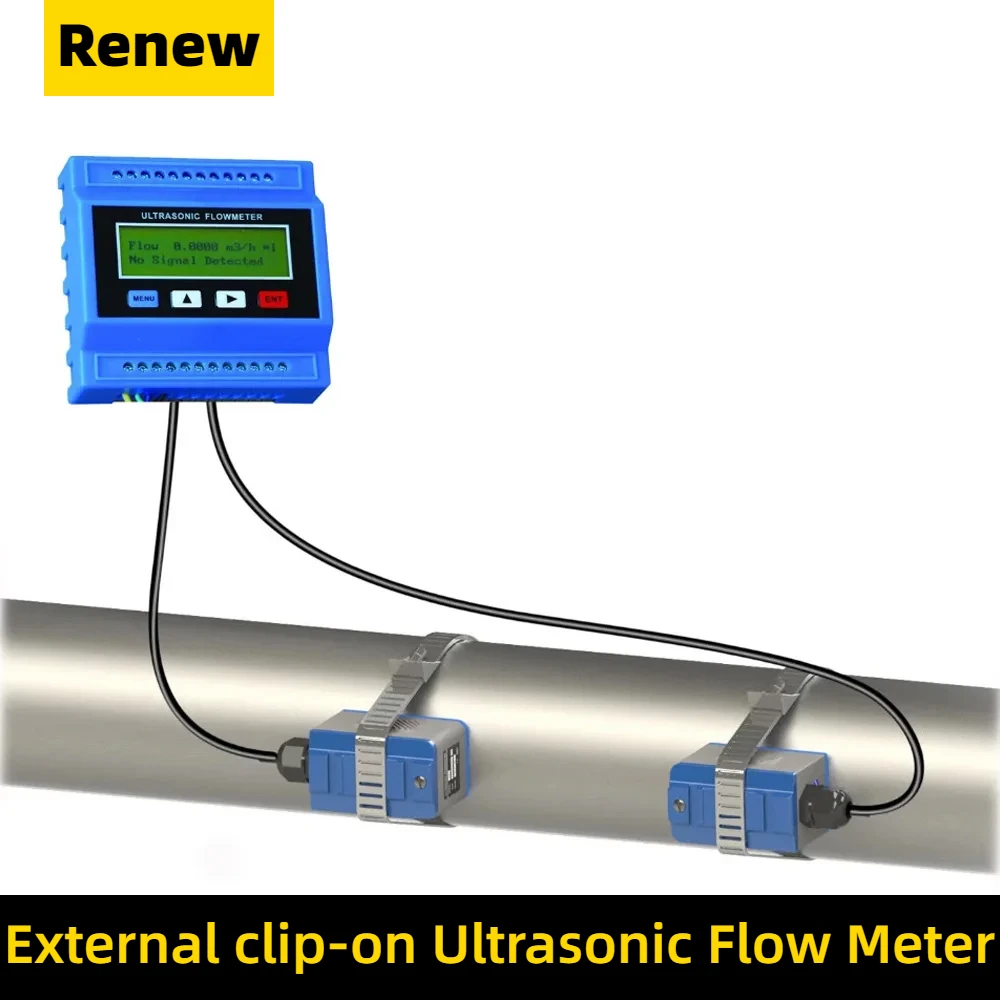 Tuf-2000M Misuratore Di Portata D'Acqua Ts-2(Dn15 ~ Dn100) Tm-1 Tl-1-Ht(-30 ~ 160 ℃) Sensore Modulo Ad Ultrasuoni Ad Alto Tem Misuratore Di Portata Li