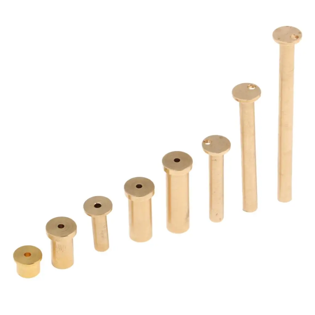 8 Pack Premium Brass Golf Shaft Tip Plug Irons Woods Swing Weight 2/3/4/6/8g 3
