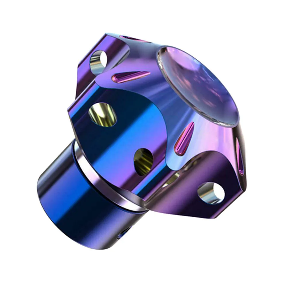 1pc DIY Key Head Shell Aluminum Alloy Burn Blue Case Decor Key Cover Modified Motorcycle No Practical Quality
