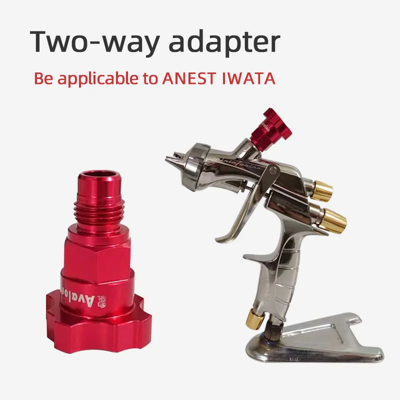 

For Iwata Anest Spray Gun Adapter Car Spray Painting Installation Disposable Gun Pot Accessories