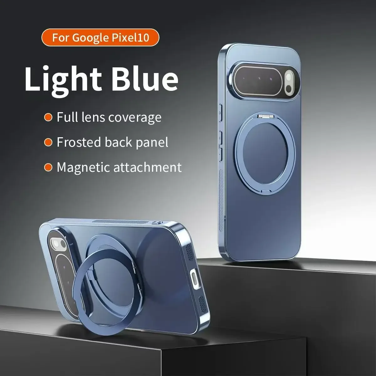 Luxury 360° Magnetic Wireless Charging Armor with Electroplating Matte Cover