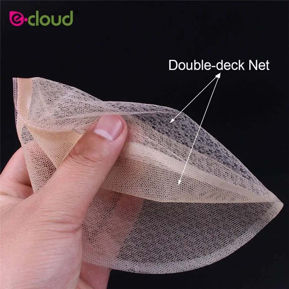 1-5Pcs DIY Wide Gap Mono Hair Net Top Front U Part Weaving Wig Cap Net Foundation Base Cap By Wig Making Kit