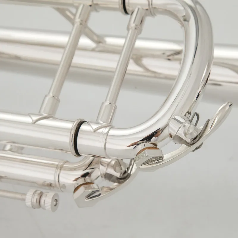 Bb Trumpet B Flat Brass Silver Plated 8335 Professional Trumpet Musical Instruments with Leather Case Made in Japan trumpet instrument