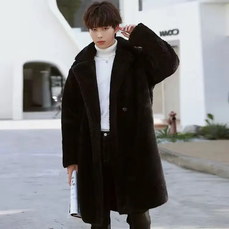 Teddy fur coat men Clearance