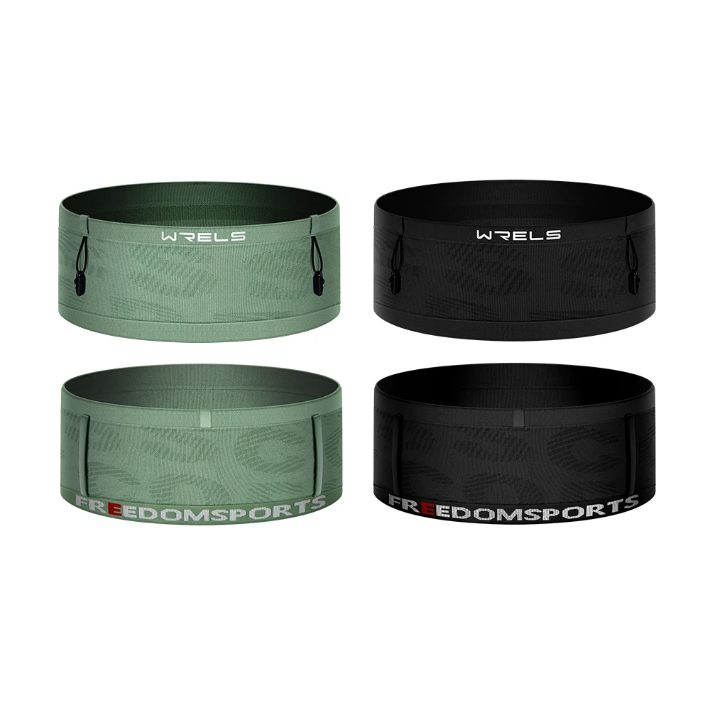 Running Waist Bag Breathable Waist Pack Invisible Lightweight Quick Dry Running Belt Fitness Gym Marathon Bib Number Fanny Pack