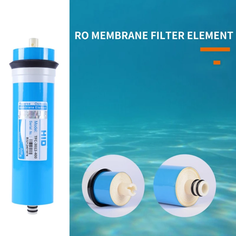 

2PCS 400G Reverse Osmosis Filter For HID TFC-3012-400G Membrane Water Filters Cartridges RO System Filter Membrane