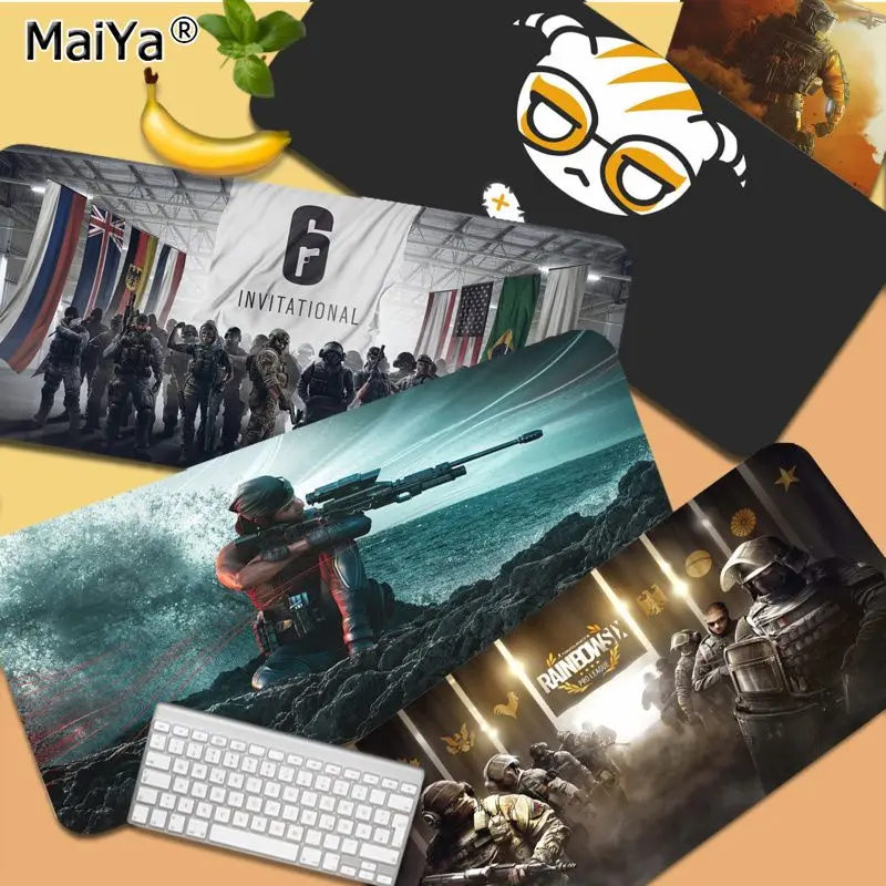 Rainbow Six Siege Design Semplice In Gomma Pc Computer Gaming Mousepad Size Per Cs Go Lol Game Player Pc Computer Laptop