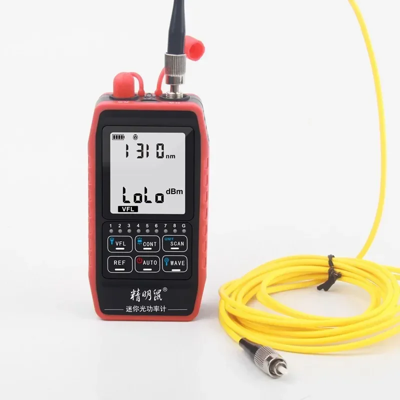 NOYAFA NF-908S Single Host Fiber Optic Power Meter Red Light Pen High Precision Light Attenuation Network Finder Line Finder
