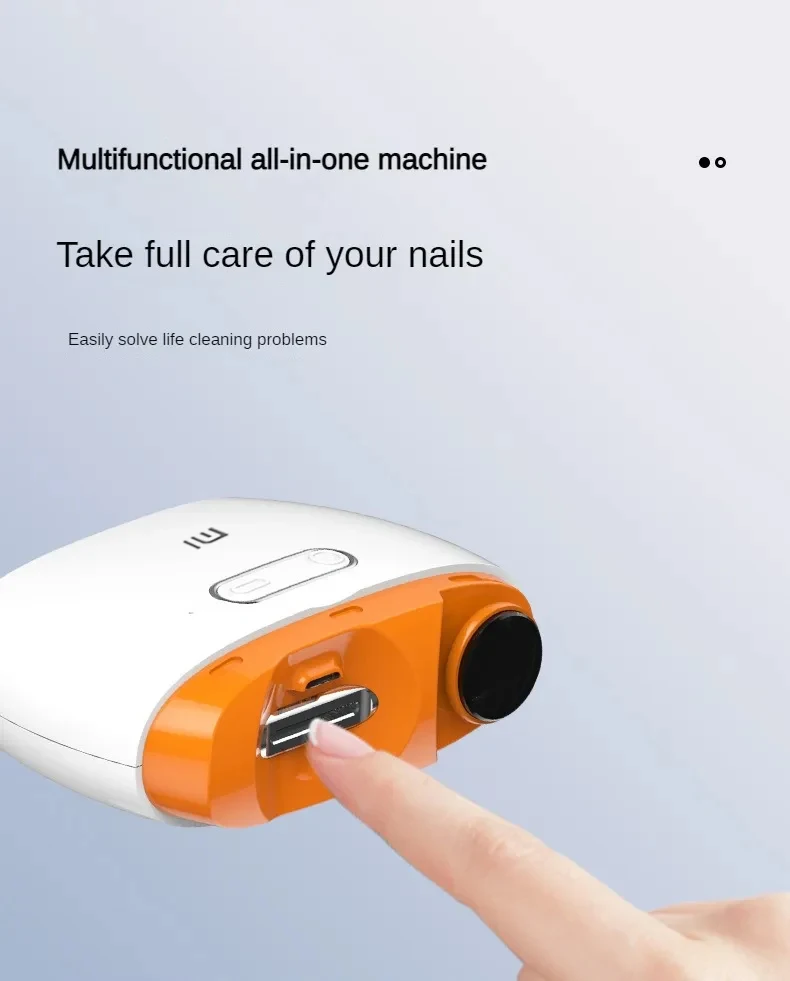 Xiaomi Smart Electric Nail Clippers Automatic Polished Armor Trim Nail Clipper Smart Home Suitable for Children Trimming