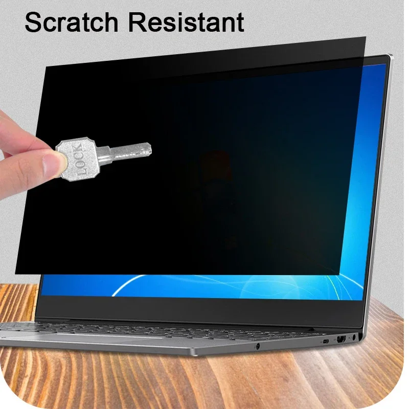 Filtro privacy per laptop da 15,6 16:9, Pellicola protettiva antiriflesso con riduzione della luce blu del 51%, Protezione dello schermo con angolo di visione di +/- 30 gradi, Opaco/Lucido