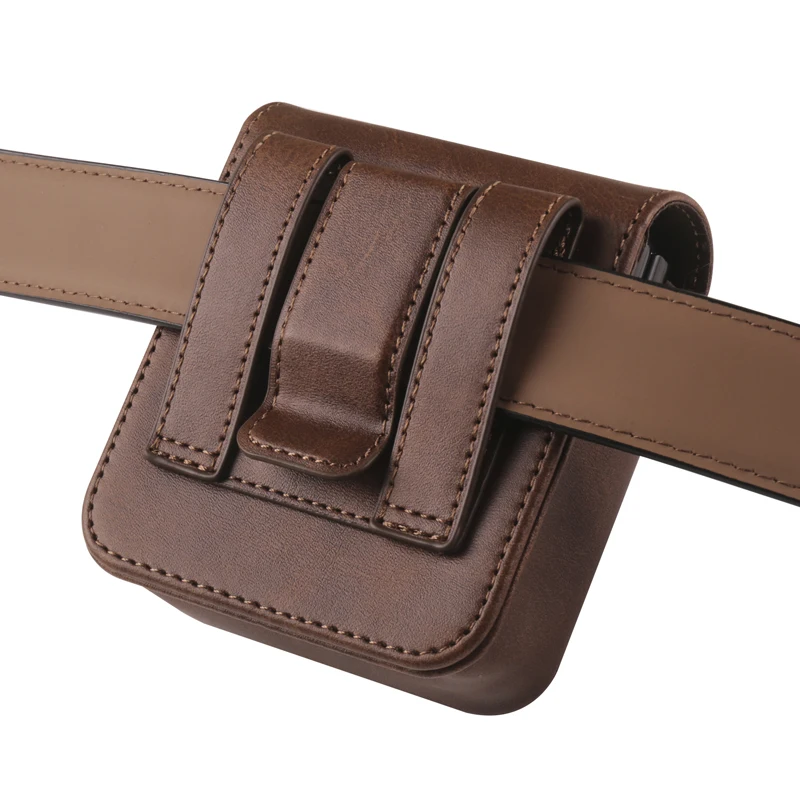 Leather Belt Clip Holster Case Cover - Versatile Waist Bag