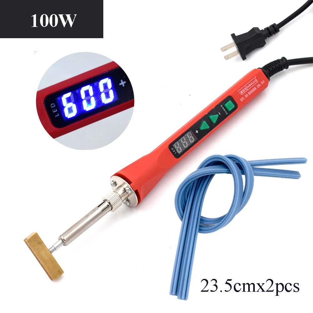Soldering Iron T Heads Copper Welding Welder Kit 80W 100W Household Repair Pyrography Tool
