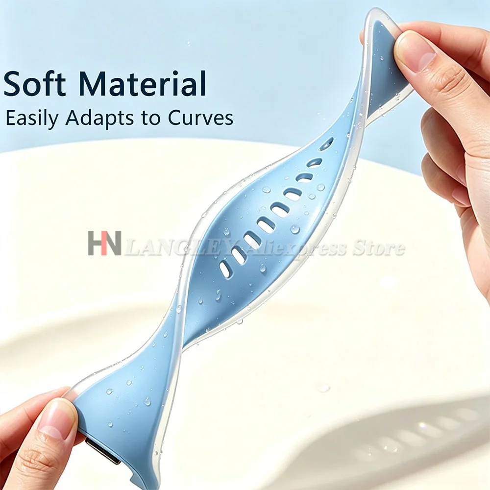Translucent Silicone Waterproof Bracelet for Watches - Unisex Strap