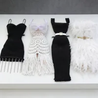 Ensemble de vêtements personnalisés/robe de tailleur personnelle, haut, jupe, costume, tenue pour poupée Xinyi FR blythe ST bb de 30cm/noël 1
