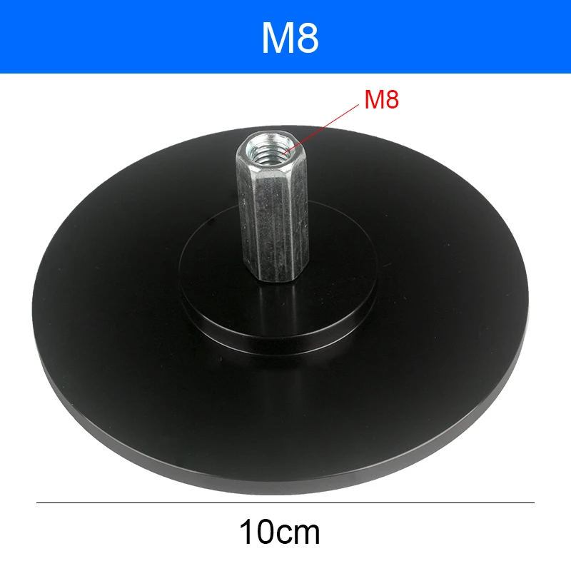 Black Suction Cup Adapter for Sex Machine M6 M8 M10 Connector Reciprocating Linear Actuator Attachments Part End Quick Connector