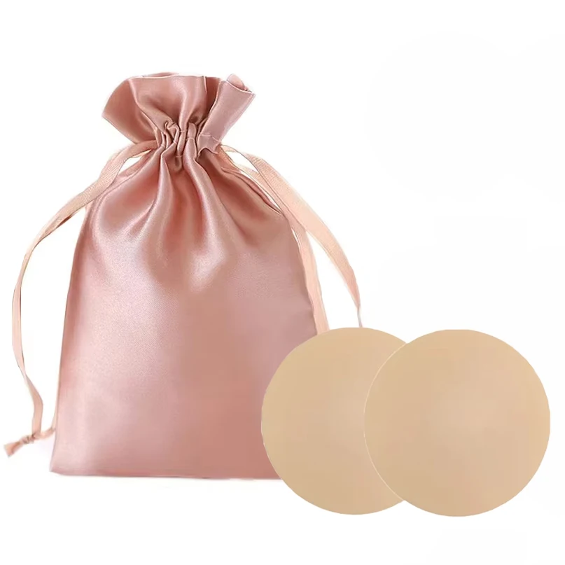 Reusable Silicone Nipple Covers Non Sticky Nipple Pasties Breast Petals With Satin Bag