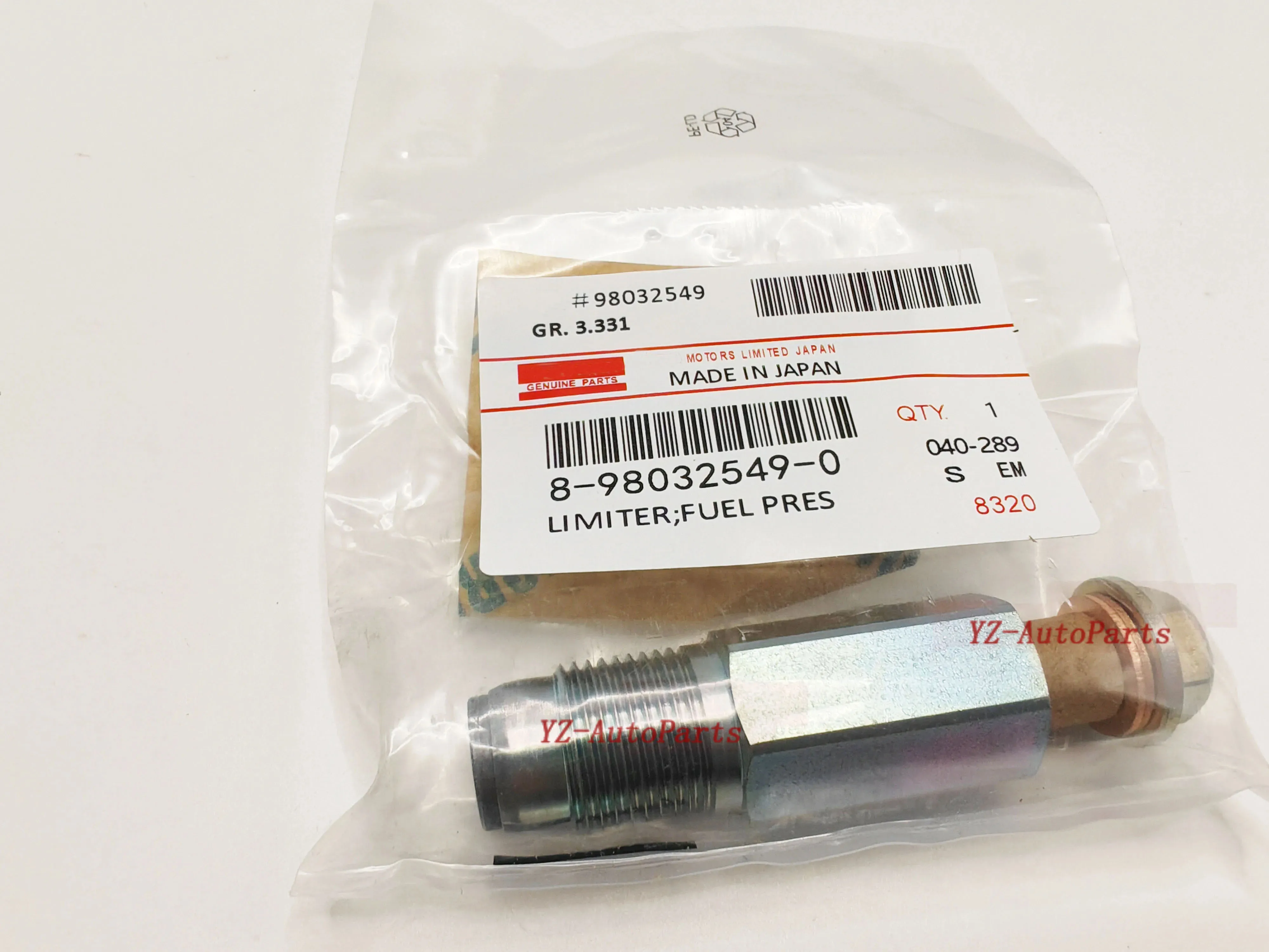 8-98032549-0 New Original Fuel Pressure Relief Valve Limiter