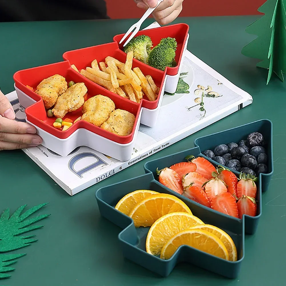 Christmas Tree Fruit Plate Christmas Party Decorations For Home Gifts