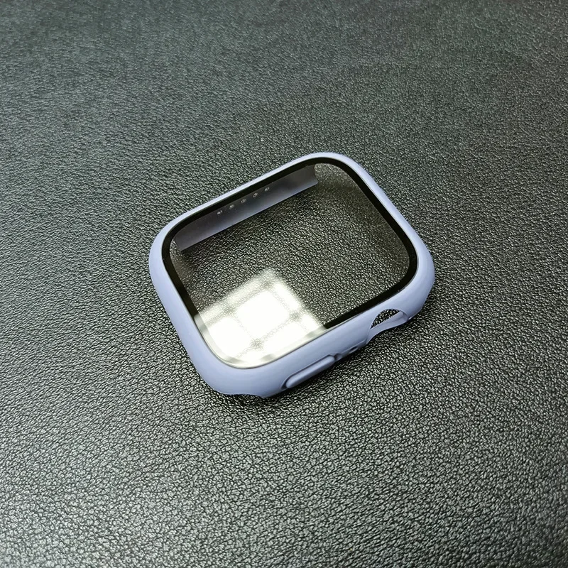Enhanced Tempered Glass Case for Apple Watch - Screen Protector & Bumper Cover Accessories