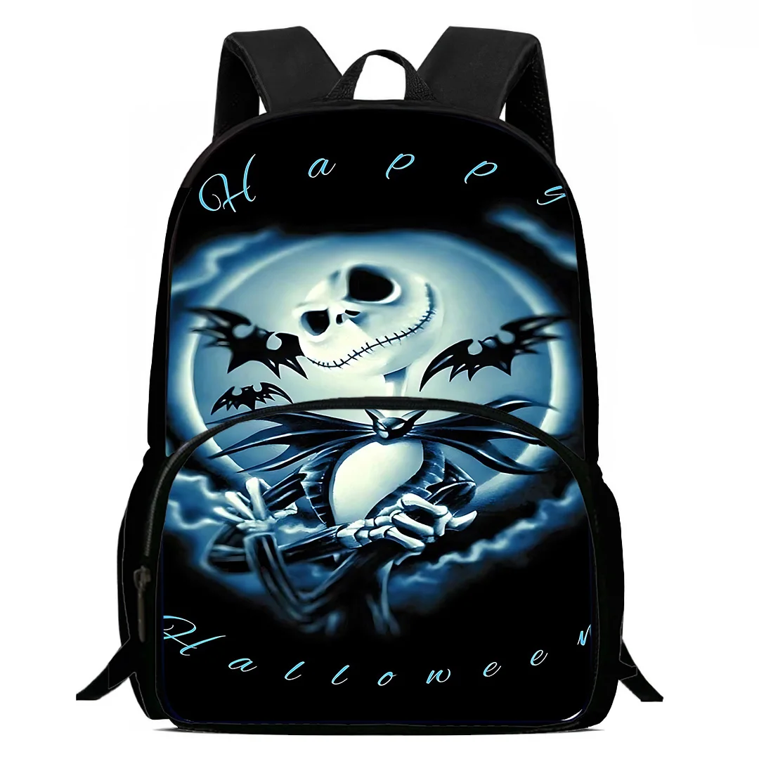 thumbnail image 1 of Mochilas para niños de Disney Jack Skellington, regalo de cumpleaños para niños, niñas, estudiantes, mochilas escolares para niños, capacidad para acampar, mochila duradera, 1 of 4