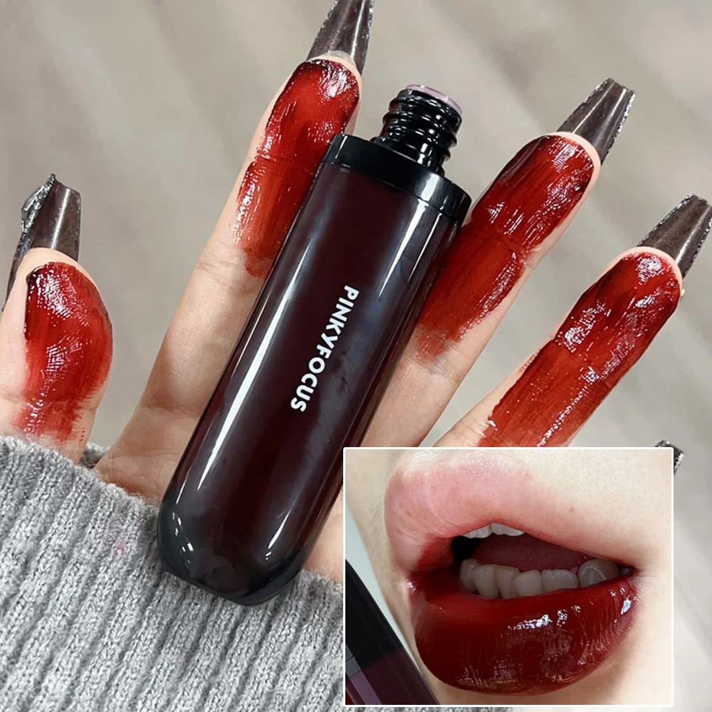 Lip Makeup Lip Glaze Lip Tint Lasting Black Mirror Waterproof