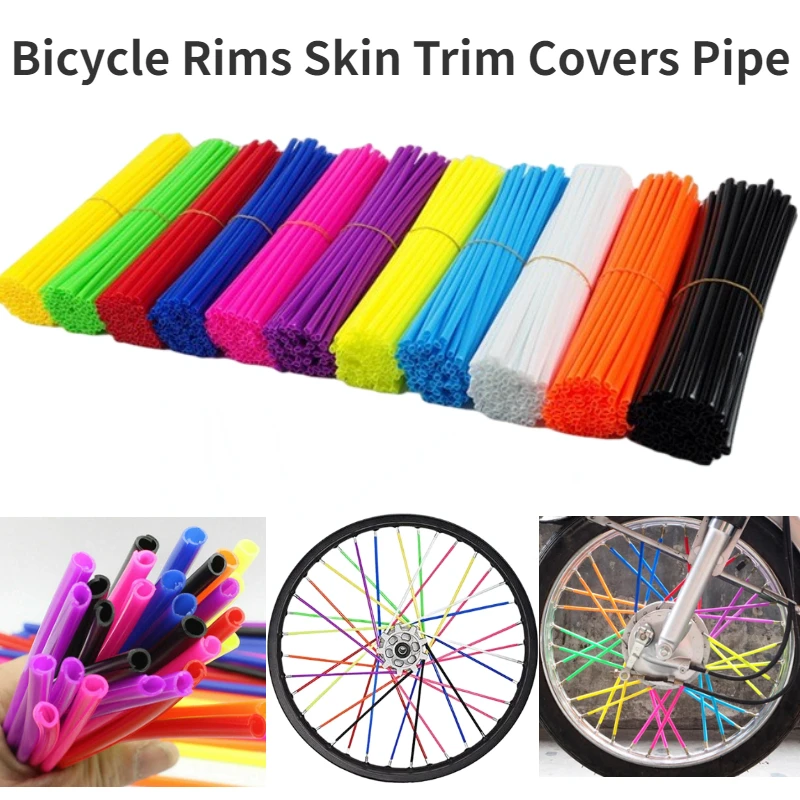 Universal Spoke Skins Covers - 72PCS Decorative Rim Wraps & Protectors