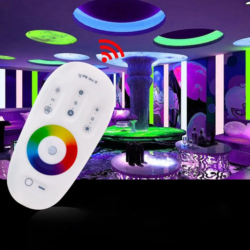

2.4G Power For RGB / RGBW Wireless Channel RF Control Touch Screen Remote Controller LED Controler LED Strip